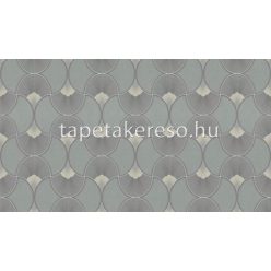   Sintra Evora vlies, vinyl anyagú szürke, arany, csillámos színű art deco modern tapéta