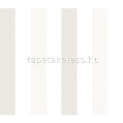   ICH Pippo papír anyagú beige, fehér színű csíkos gyerek tapéta