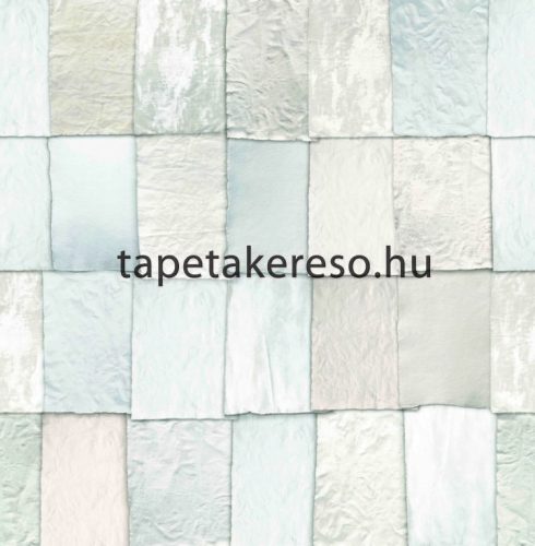 Marburg Gallery vlies, vinyl anyagú törtfehér, beige, szürke színű kockás, gyűrt modern poszter