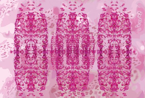 Architects Paper AP Digital vlies anyagú pink, rózsaszín színű absztrakt modern poszter