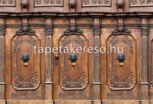 Architects Paper AP Digital vlies anyagú barna színű fakazettás modern poszter