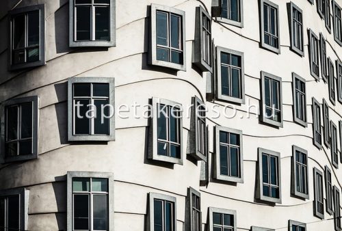 Architects Paper AP Digital 2 vlies anyagú fehér, fekete színű ablak modern poszter