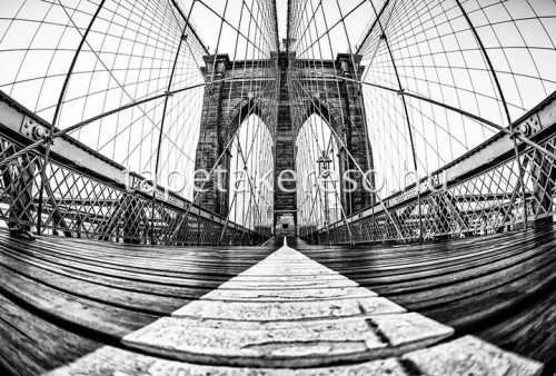 Architects Paper AP Digital 2 vlies anyagú fekete, fehér színű new york-os modern poszter