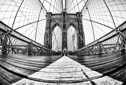 Architects Paper AP Digital 2 vlies anyagú fekete, fehér színű new york-os modern poszter