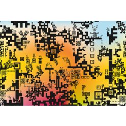  Architects Paper AP Digital 2 vlies anyagú fekete, sárga, narancssárga színű absztrakt modern poszter