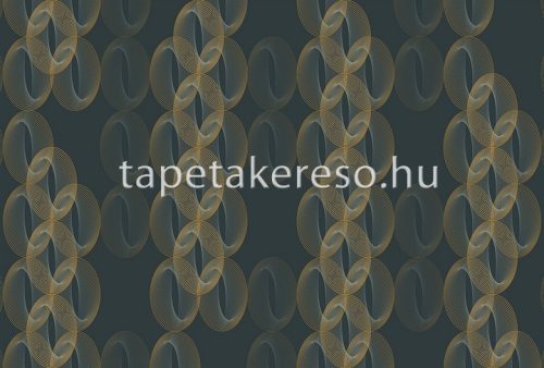 Architects Paper AP Digital 2 vlies anyagú szürke, sárga színű geometriai, körös modern poszter
