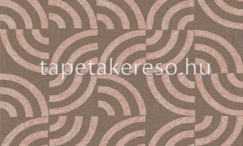 Arte Revera vlies anyagú rosegold, szürke, csillámos színű geometriai modern tapéta