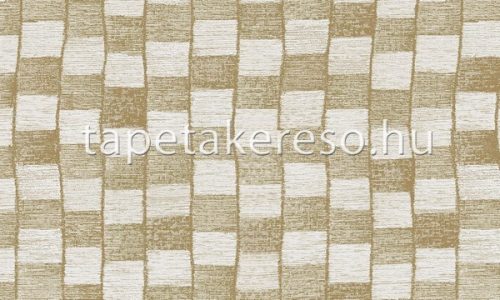 Arte Revera vlies, flock anyagú ezüst, arany, szürke színű kockás modern tapéta