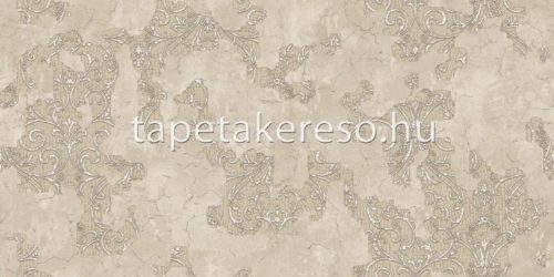 Parato Eterna vlies, vinyl anyagú beige, csillámos színű barokk, repedezett, koptatott modern tapéta