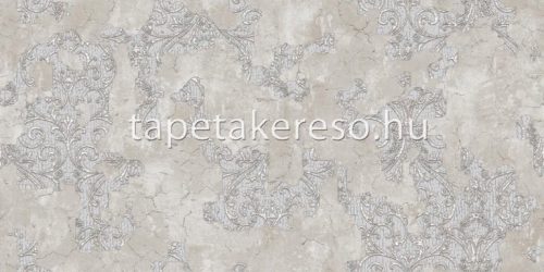 Parato Eterna vlies, vinyl anyagú homok, szürke, fehér, csillámos színű barokk, repedezett, koptatott modern tapéta