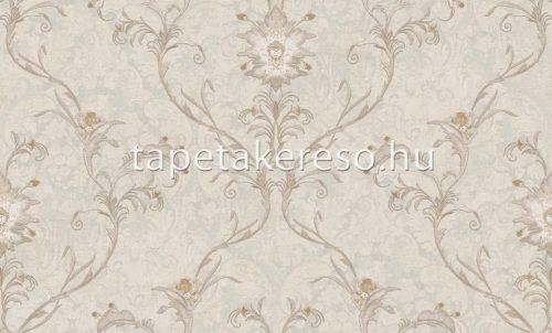 Parato Eterna vlies, vinyl anyagú beige, barna, csillámos színű indamintás, barokk modern tapéta