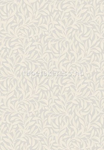 Boras New Heritage vlies anyagú szürke, beige, törtfehér színű leveles romantikus tapéta
