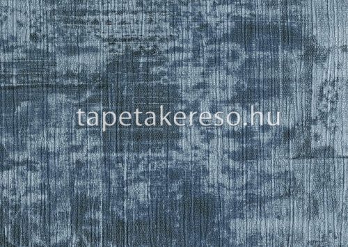 Jannelli & Volpi Primus vlies, vinyl anyagú kék színű virágos, foltos, textilhatású klasszikus tapéta