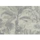 Jannelli & Volpi Forest vlies, vinyl anyagú szürke, beige színű leveles, szövethatású modern tapéta