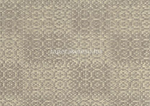 Jannelli & Volpi Forest vlies, vinyl anyagú barna, beige színű kockás, szövethatású modern tapéta