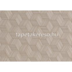   Jwall Straw vlies, vinyl anyagú barna színű 3d, geometriai, struktúrált modern tapéta