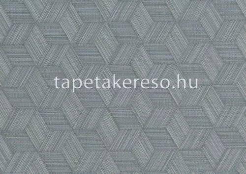 Jwall Straw vlies, vinyl anyagú szürke, kék színű 3d, geometriai, struktúrált modern tapéta