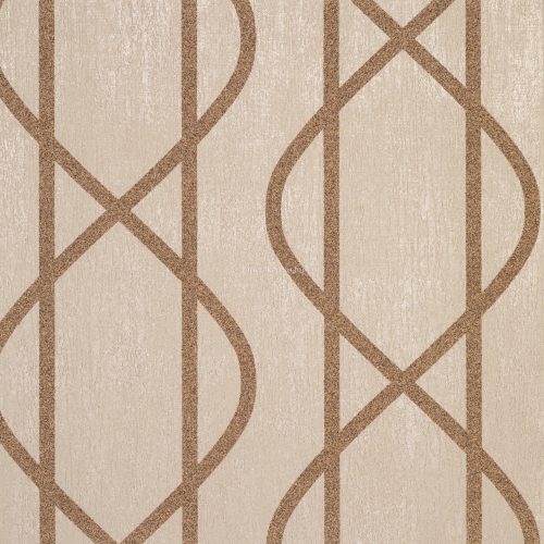 Hohenberger Universe vlies, homokszórt anyagú beige, barna, csillámos színű geometriai modern tapéta