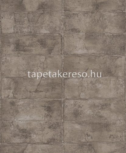 Rasch Concrete vlies, vinyl anyagú szürke, barna színű foltos, kőmintás modern, industrial tapéta