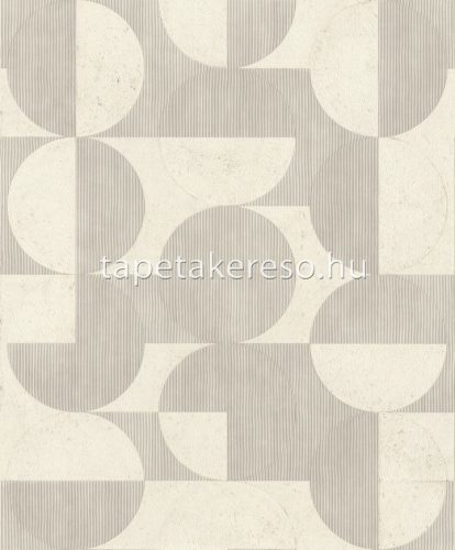 Rasch Concrete vlies, vinyl anyagú szürke, törtfehér színű geometriai modern, industrial tapéta