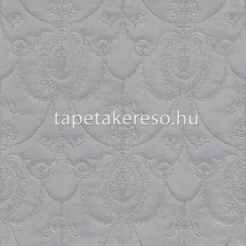 Rasch Trianon XIII vlies, vinyl anyagú szürke színű barokk, textilhatású klasszikus tapéta