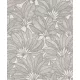 Rasch Deco Style vlies, habos anyagú szürke színű leveles modern tapéta
