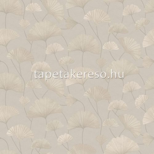Boras Swedish Grace vlies anyagú beige, barna színű leveles romantikus tapéta