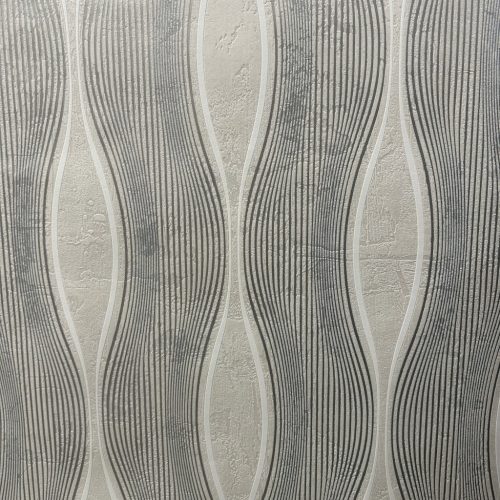Marburg, habos, vlies, hullámos, modern,  beige, ezüst színű, közép 