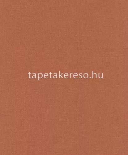Rasch Lirico vlies, vinyl anyagú terrakotta színű egyszínű, textilhatású modern tapéta