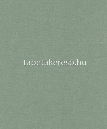 Rasch Lirico vlies, vinyl anyagú zöld színű egyszínű, textilhatású modern tapéta