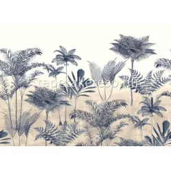   Rasch Magic Walls by Rasch vlies anyagú kék, beige színű fás modern poszter