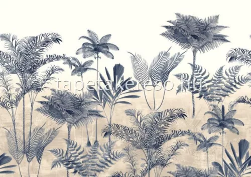 Rasch Magic Walls by Rasch vlies anyagú kék, beige színű fás modern poszter
