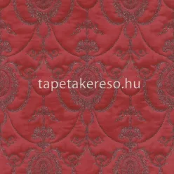   Rasch Trianon XIII vlies, vinyl anyagú piros, szürke színű barokk, textilhatású klasszikus tapéta