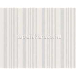   AS Creation MeisterVlies Create habos, vlies anyagú fehér színű csíkos, struktúrált festhető tapéta