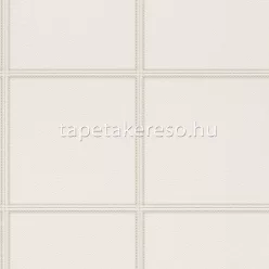   Rasch Club vlies, vinyl anyagú fehér színű bőrhatású, geometriai modern tapéta
