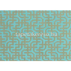   Jannelli&Volpi 503 Botanical vlies anyagú zöld, arany színű geometriai modern tapéta