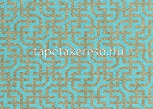 Jannelli&Volpi 503 Botanical vlies anyagú zöld, arany színű geometriai modern tapéta