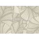 Jannelli&Volpi 503 Botanical vlies anyagú beige, barna, csillámos színű leveles modern tapéta