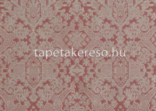 Jannelli&Volpi 503 Botanical vlies anyagú bordó, ezüst színű szőnyeg modern tapéta
