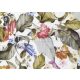 Jannelli&Volpi 503 Botanical vlies anyagú fehér, zöld, kék, piros színű állatos, növényes modern tapéta