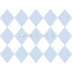   ICH Oh LaLa papír anyagú kék, fehér színű geometriai gyerek tapéta
