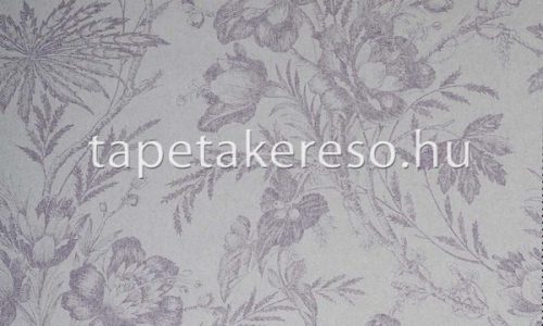 Arte Flamant Suite 5 vlies anyagú szürke, lila színű virágos modern tapéta