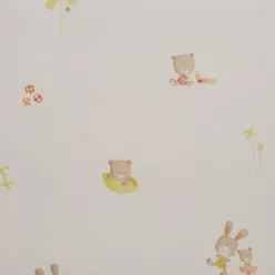   Caselio, papír, állatos, macis, gyerek,  fehér, beige, narancssárga színű, világos 