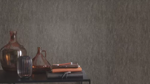 Rasch Schöner Wohnen Cosy Living vinyl, vlies anyagú szürke színű famintás Modern tapéta