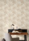 Rasch Schöner Wohnen Cosy Living vinyl, vlies anyagú fehér, barna színű leveles Modern tapéta