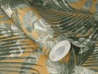 Rasch Schöner Wohnen Cosy Living vinyl, vlies anyagú zöld, barna színű leveles Modern tapéta