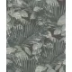 Rasch Schöner Wohnen Cosy Living vinyl, vlies anyagú fekete, zöld, fehér színű leveles Modern tapéta