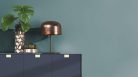 Rasch Schöner Wohnen Cosy Living vinyl, vlies anyagú kék színű textilhatású Modern tapéta