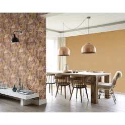   Rasch Schöner Wohnen Cosy Living vinyl, vlies anyagú barna színű textilhatású Modern tapéta