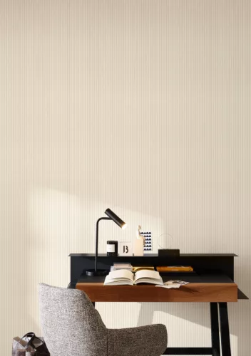 Rasch Schöner Wohnen Cosy Living vinyl, vlies anyagú beige színű 3d, bambusz, csíkos Modern tapéta